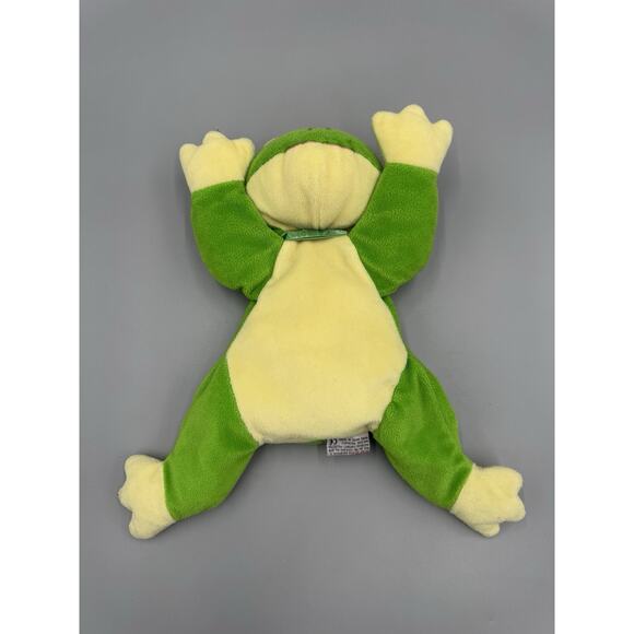 Vintage TY 1996 Pillow Pal Ribbit The Green Frog Plush 12” Stuffed Animal - Picture 8 of 8